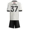 Camisola + Calções Manchester United Mainoo 37 Criança Equipamento 3ª 24/25